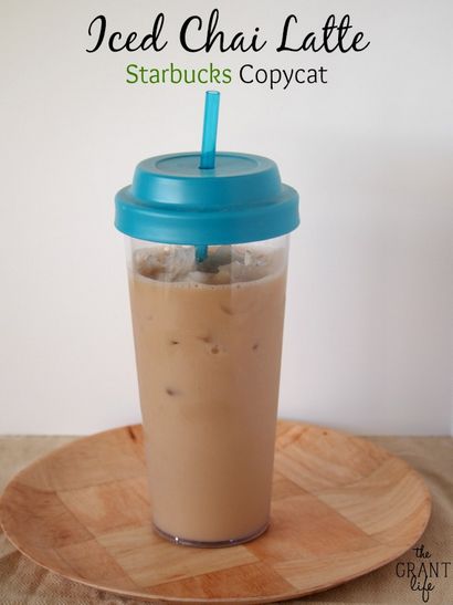 Chai Latte glacé - Starbucks Copycat - la vie Grant