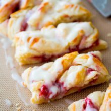 Iced Raspberry danoise Braid - Sallys cuisson Addiction