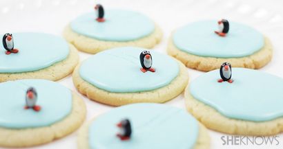 Eislaufen Pinguin Cookies wird der Neid der diesjährigen treat Austausch