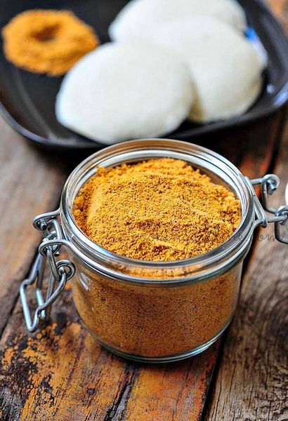 Idli Dosa milagai Podi Rezept, Dosa Podi Rezept, Idli Podi Rezept - Essbare Garten