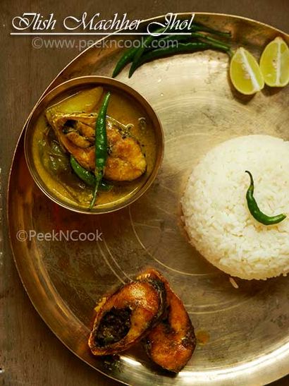 Begonnen Ilish Macher Alu Jhol Oder Hilsha Fisch-Curry, PeekNCook