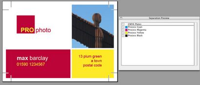 InDesign Files - Comment configurer la mise en page de carte d'affaires Design pour la presse