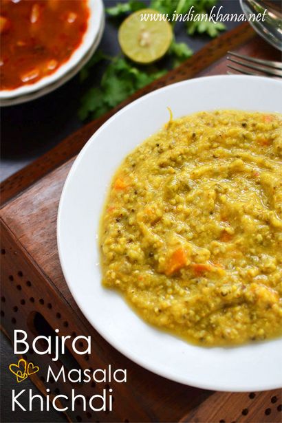 Indian Khana Bajra Masala Khichdi, Bajre Ki Khichdi Recette, Recettes Millet