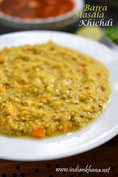 Indian Khana Bajra Masala Khichdi, Bajre Ki Khichdi Recette, Recettes Millet