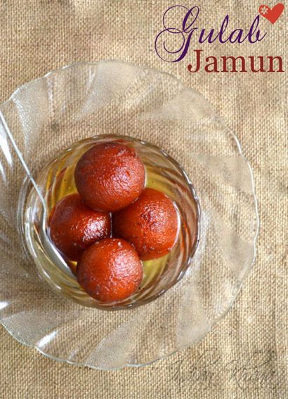 Indian Khana poudre de lait Gulab Jamun, Recettes Diwali