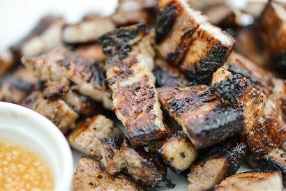 Inihaw na Liempo grillé porc Recette philippine du ventre