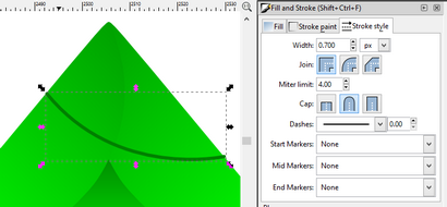 Inkscape Tutoriel Comment faire Vector arbre de Noël