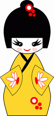 Tutoriel Inkscape Kokeshi Doll, vecteurs