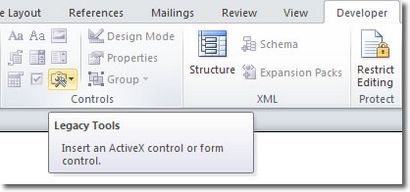 Legen Sie ein Kontrollkästchen In Microsoft Word 2010