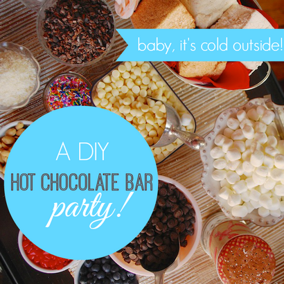 Inspired Unterhaltungs A DIY Hot Chocolate Bar Party - immer bestellen Dessert