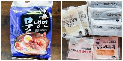 Mul instantanée Naengmyun (froid soupe de nouilles coréen) - Ma cuisine coréenne