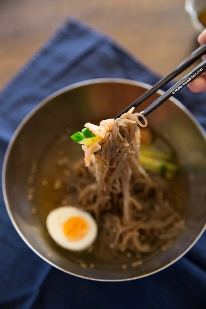 Instant-Mul Naengmyun (Korean kalte Nudelsuppe) - My Koreanische Küche
