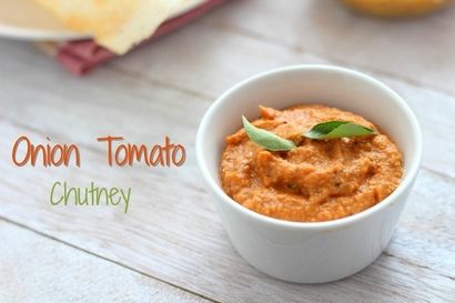 Recette instantanée oignon chutney de tomates pour Dosa, indienne Chutney Sud (comment faire dosa chatni) Recette instantanée oignon chutney de tomates pour Dosa, Chutney l'Inde du Sud
