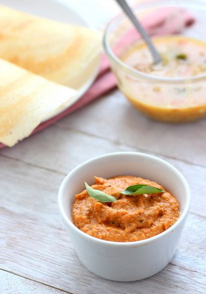 Recette instantanée oignon chutney de tomates pour Dosa, South Indian Chutney (chutney) Recette instantanée oignon chutney de tomates pour Dosa, Chutney l'Inde du Sud