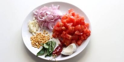 Recette instantanée oignon chutney de tomates pour Dosa, indienne Chutney Sud (comment faire dosa chatni) Recette instantanée oignon chutney de tomates pour Dosa, Chutney l'Inde du Sud