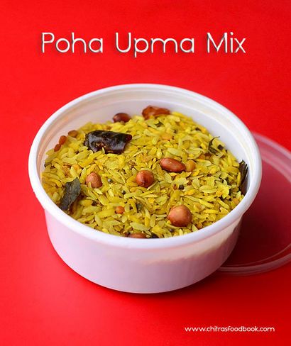 Recette instantanée Poha Upma Mix - Prêt à Consommer Poha Mix, Chitra Livre alimentaire