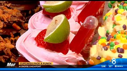 Desserts Petits gâteaux Intoxicated qui emballent un coup de poing - CBS Nouvelles 8 - San Diego, CA Nouvelles Station - KFMB