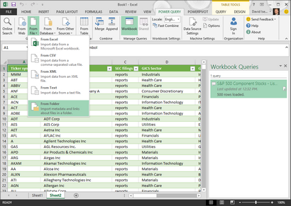 Introduction à Microsoft Power requête pour Excel