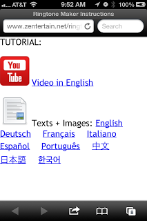 IPhone Tutorial et Plus d'applications Maker Ringtone