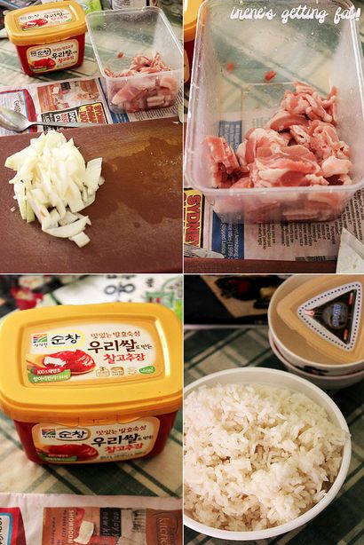 Irene grossissent Samgak Kimbap (riz en forme de triangle coréen) Recette