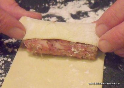 Irlandaise saucisse Rolls, maman irlandaise américaine (américain) Irlandaise saucisse Rolls, maman irlandaise américaine