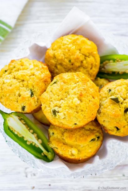 Jalapeno Cornbread Muffins Recette