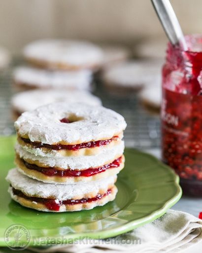 Jam biscuits fourrés Sandwich (Zirochki) (rempli) Jam biscuits fourrés Sandwich (Zirochki)
