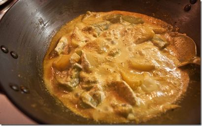 Jhinge Aloo Posto (Ridgegourd und Kartoffel in Mohnsamen Paste), BongCook Bengali und indische Rezepte