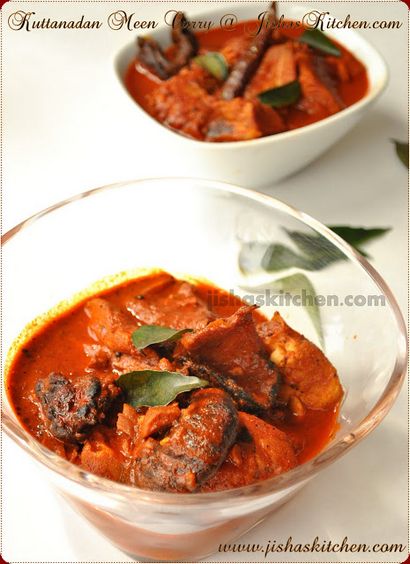 Jisha style de cuisine Kuttanadan Meen curry - Recettes indiennes, Kerala Nadan Recettes, Kuttanadan
