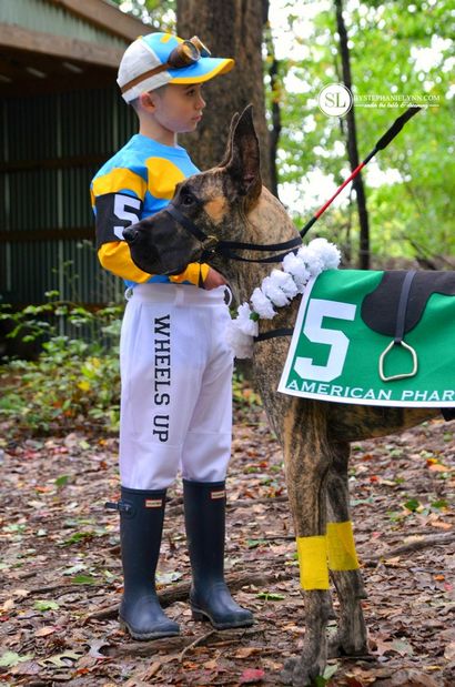 Jockey et Horse Race Costume, maison de coordination #michaelsmakers Halloween