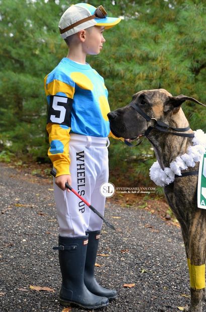 Jockey et Horse Race Costume, maison de coordination #michaelsmakers Halloween