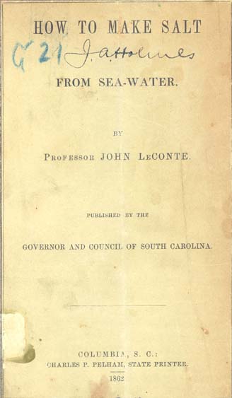 John LeConte, 1818-1891