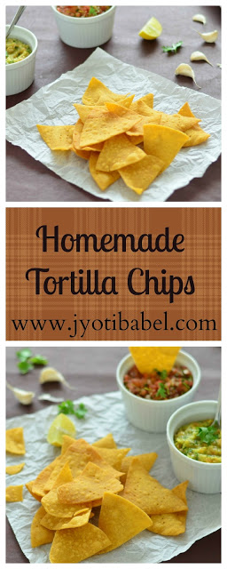Chips Pages maison Tortilla Jyoti Made From Scratch, Comment faire Tortillas à la maison