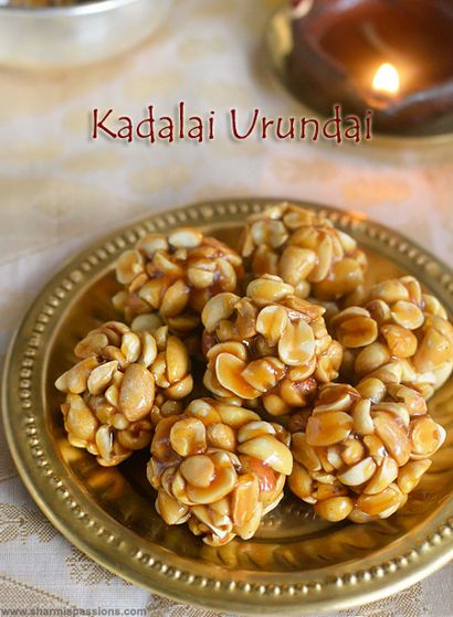 Kadalai Urundai Recette - Kadalai Mittai Recette - Sharmis Passions