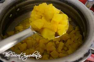Kaddu ka Halwa, citrouille Halwa avec des graines de melon - Le ingrédient secret