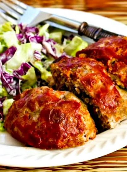 Kalyn s Kitchen Rinderhackfleisch, Italienische Wurst und Pfeffer Meatloaf Ball