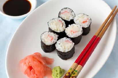 Kani Maki (crabe bâton Sushi Roll)