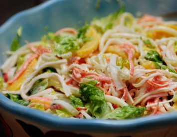 Kani recette de salade, CASA Veneracion (comment faire crabe bâton maki) Kani recette de salade, CASA Veneracion