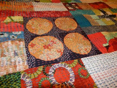broderie Kantha, les édredons debby (couettes) broderie Kantha, couettes Debby