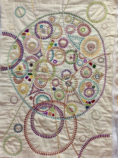 broderie Kantha, couettes Debby