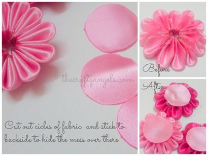 Kanzashi Band Blume Tutorial