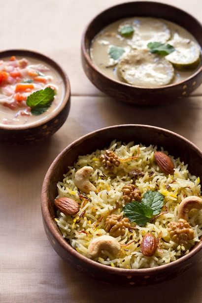 Kashmiri recette pulao, comment faire pulao kashmiri, recette facile pulao
