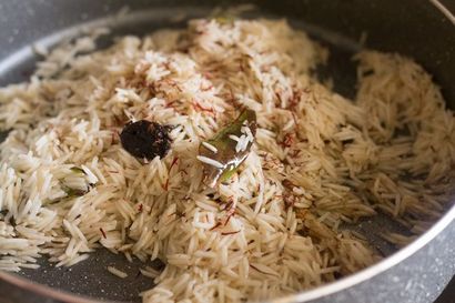 Kashmiri pulao Rezept, wie kashmiri pulao, leicht pulao Rezept zu machen
