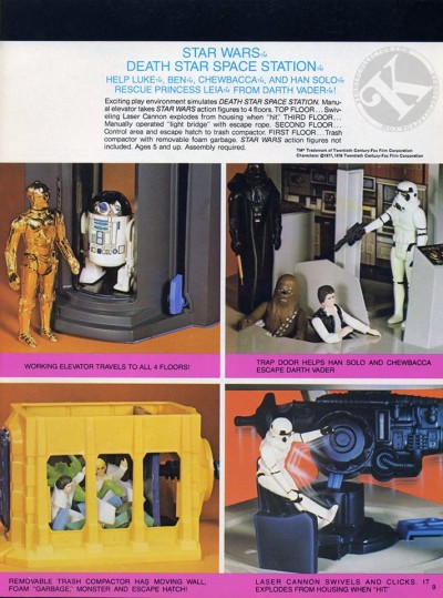 Kenner - Guerres Astrologique Playsets, Partie 1 carton mort Étoiles et Créature Cantinas