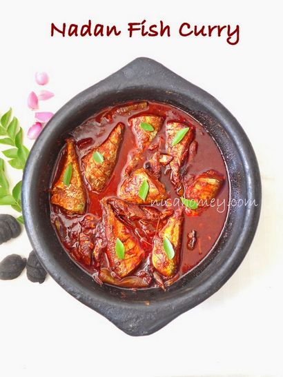 Kerala Curry de poisson, Nadan Curry de poisson (Kottayam style), la cuisson est facile