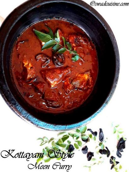 Kerala Fisch Curry- Nadan Meen Vevichathu- Kottayam Art-Fisch-Curry, Swad