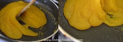 Kesari Bath Recette-Karnataka Recettes, Chitra Livre alimentaire