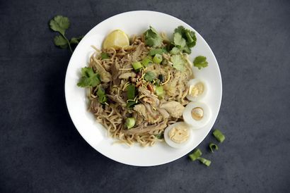 Khao Suey Bowl of happiness - Mallika Basu, Easy Einfache indische Rezepte