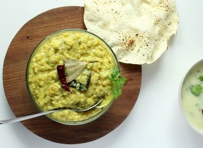 Khichdi Rezept, Gujarati Khichdi Rezept, Toor Dal Khichdi Rezept