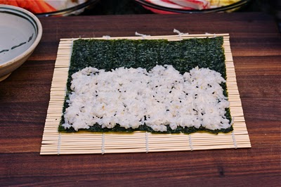 Kimbap, Koreanisch Algen Reisröllchen
